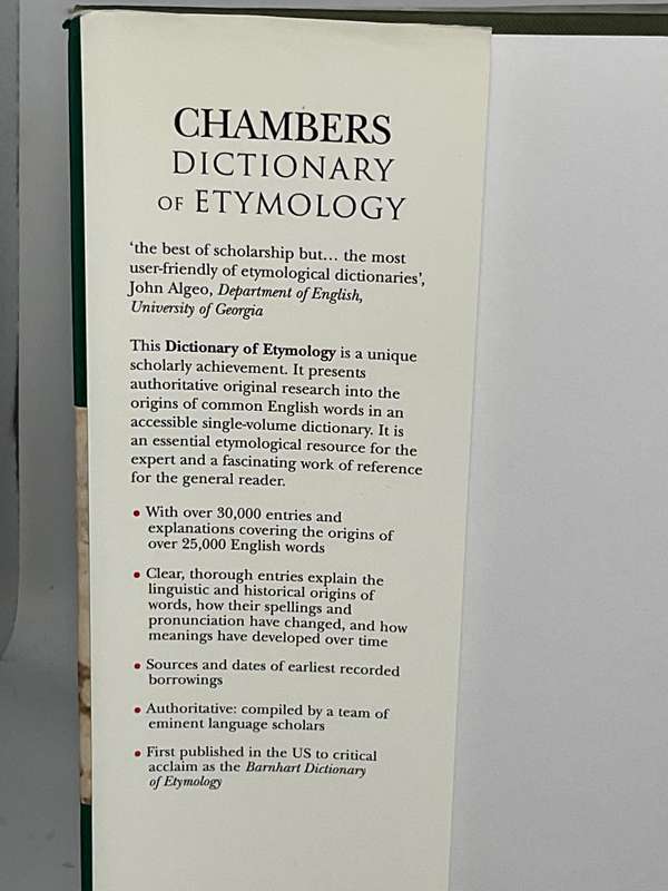 Chambers Dictionary of Etymology - Origins of 25 000 English Words