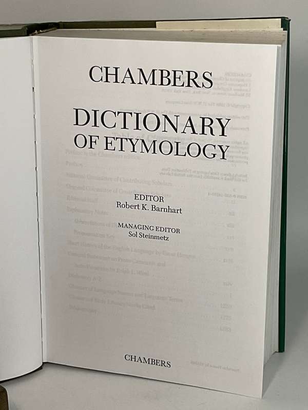Chambers Dictionary of Etymology - Origins of 25 000 English Words