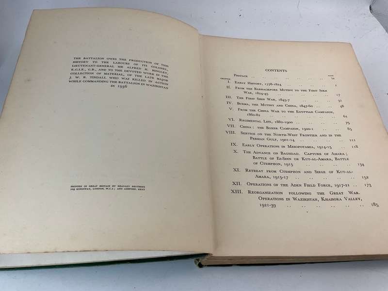 The History of the 3rd Battalion 7th Rajput Regiment - HG Rawlinson | Plus letters & photos