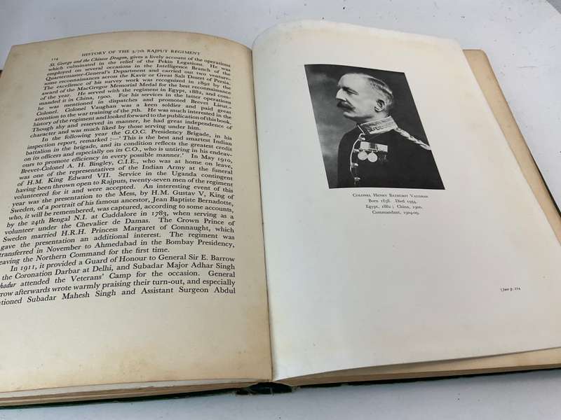 The History of the 3rd Battalion 7th Rajput Regiment - HG Rawlinson | Plus letters & photos