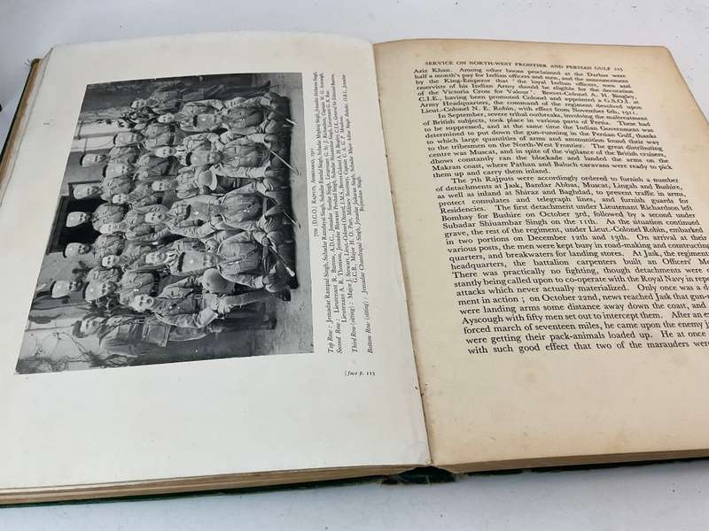 The History of the 3rd Battalion 7th Rajput Regiment - HG Rawlinson | Plus letters & photos