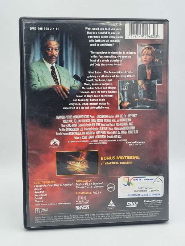 Deep Impact DVD - Robert Duvall, Morgan Freeman