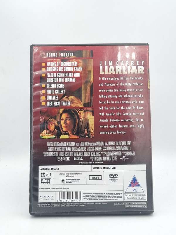 Liar Liar DVD - Jim Carey