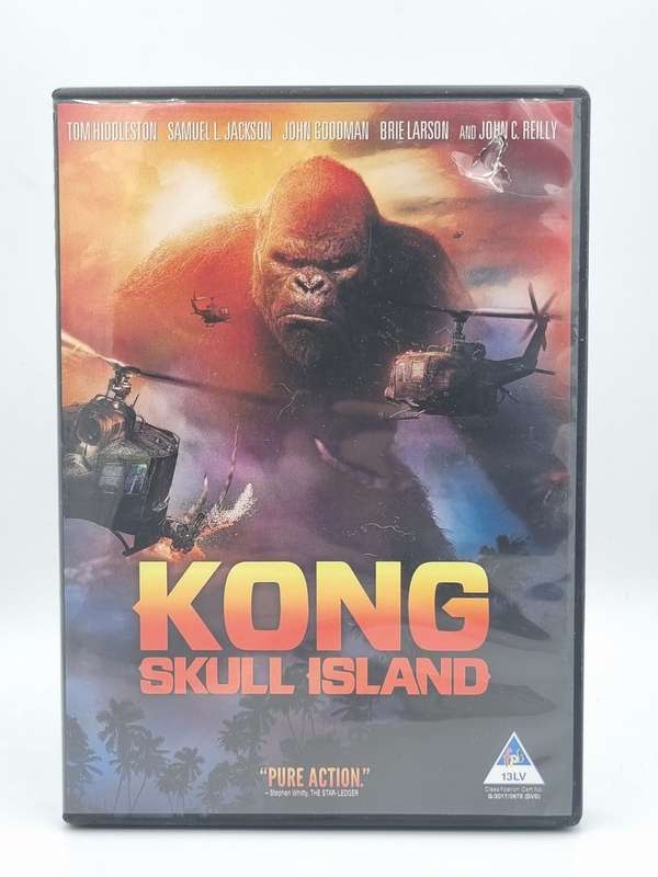 KONG Skull Island DVD - Tom Hiddleston