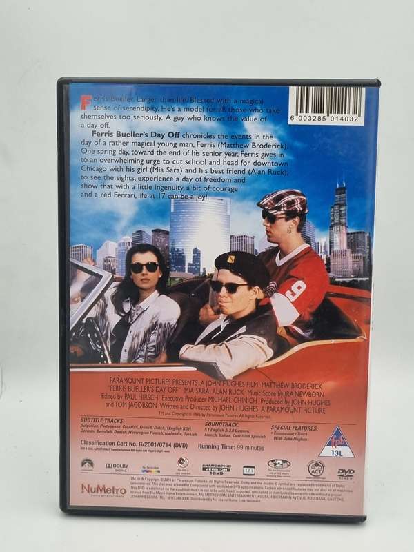 Ferris Bueller`s Day Off DVD - Matthew Broderick