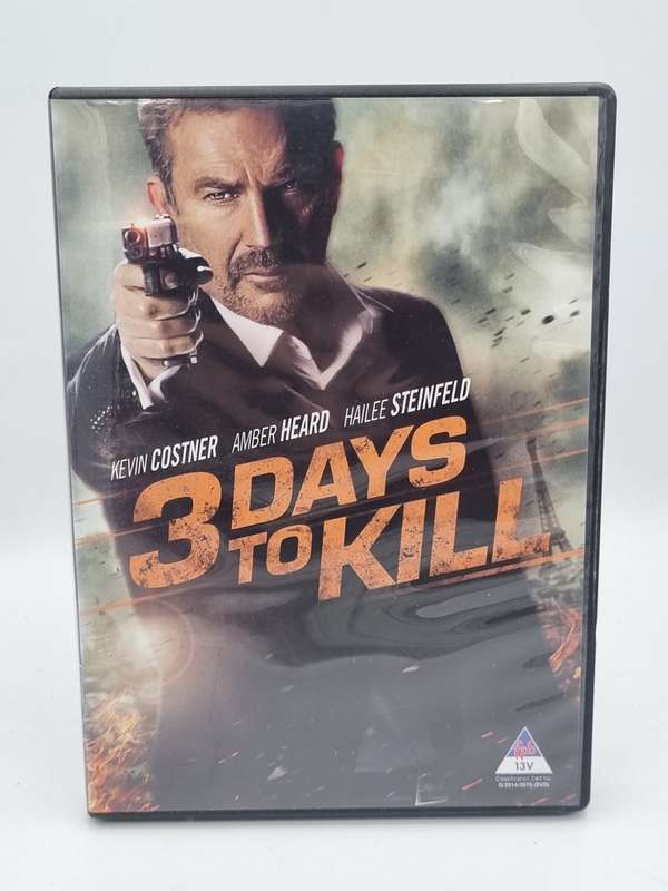 3 Days to Kill DVD - Kevin Costner