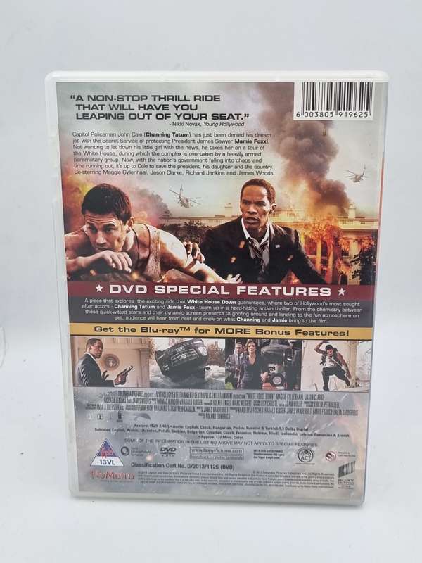 White House Down DVD - Channing Tatum & Jamie Foxx