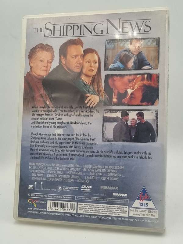 The Shipping News DVD - Kevin Spacey, Julianne Moore, Judi Dench & Cate Blanchett