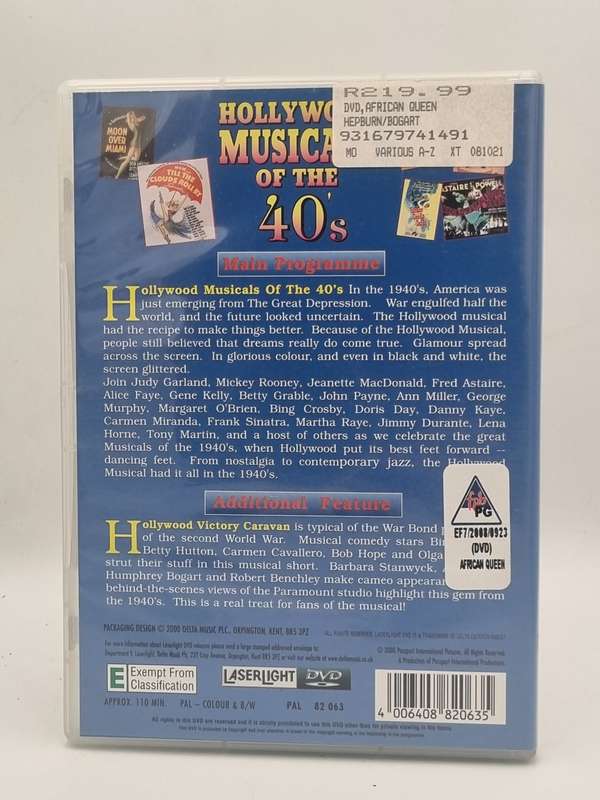 Hollywood Musicals of the 40s DVD