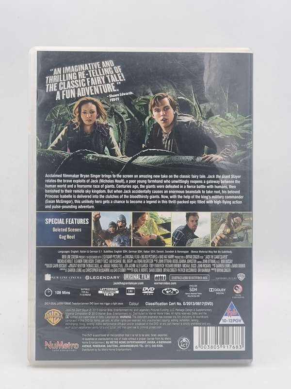 Jack the Giant Slayer DVD