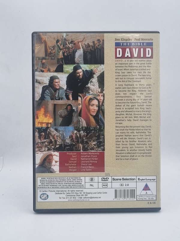 The Bible David DVD - Leonard Nimoy