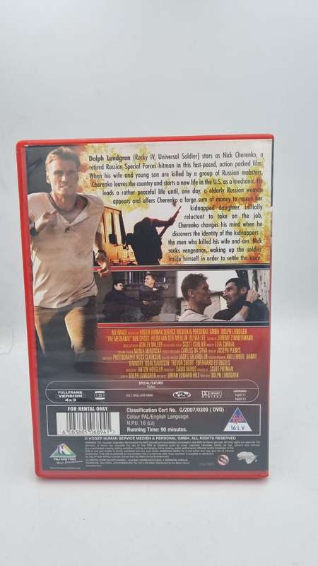 The Mechanik DVD - Dolph Lungren