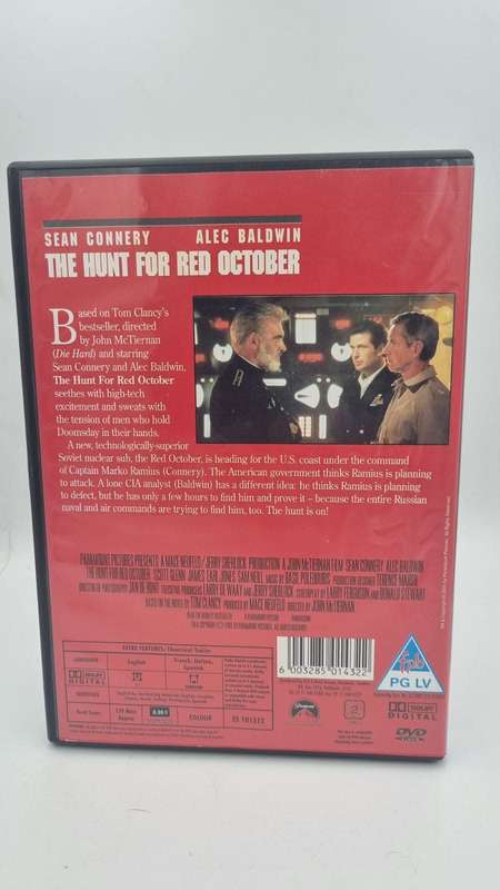 The Hunt for Red October DVD - Sean Connery, Alec Baldwin