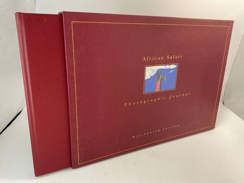 African Safari Photographic Journal - Millennium Edition Hardcover in Slipcase