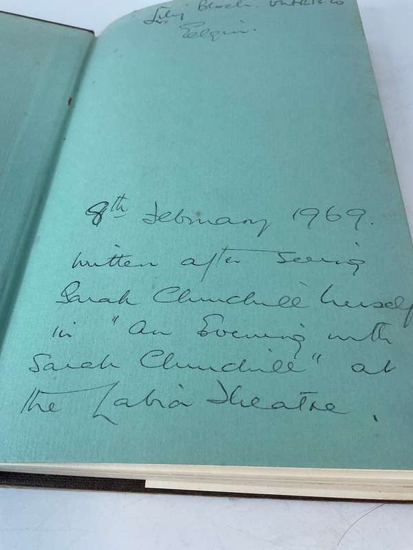 A Thread In The Tapestry - Sarah Churchill | 1967 Hard cover