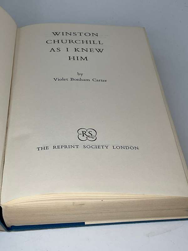 Winston Churchill As I Knew Him by Violet Bonham Carter