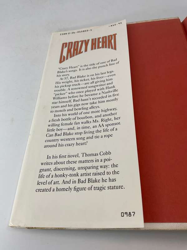 Crazy Heart - A Novel by Thomas Cobb