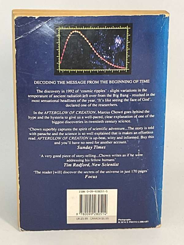 Afterglow of Creation ~ Marcus Chown | Science & Cosmic Ripples