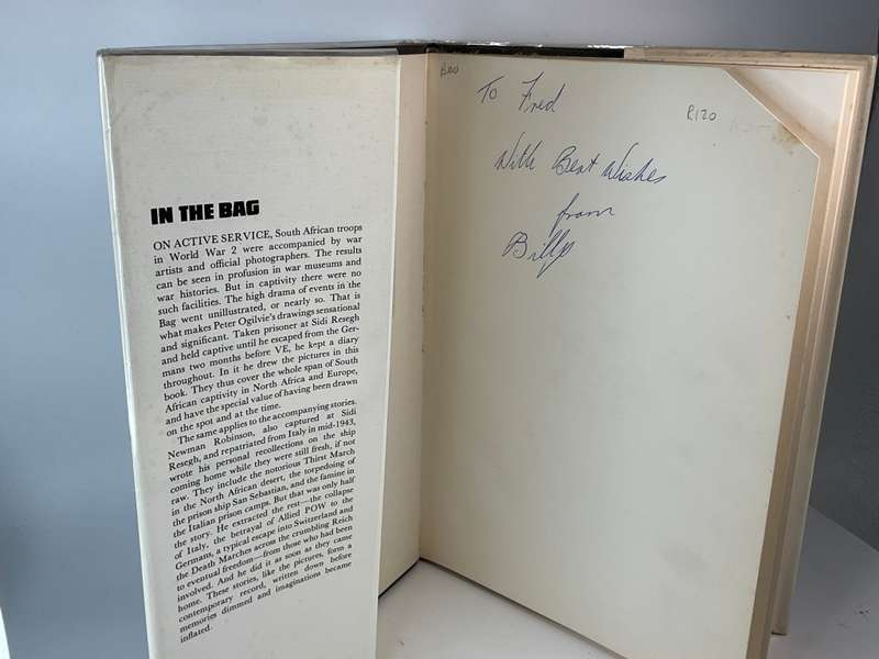 In The Bag - Drawings by Peter Ogilvie & Words by Newman Robinson | SA Troops in WW2