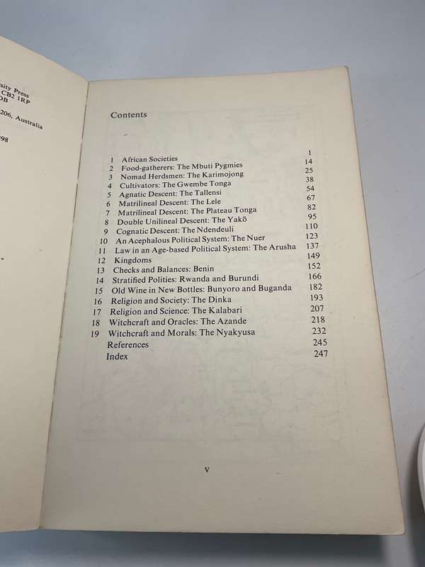 African Societies by Lucy Mair | Cambridge University Press 1974