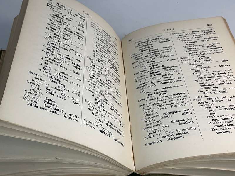 Notes for a Sindebele Dictionary and Grammar, With Illustrative Sentences by WA Elliott