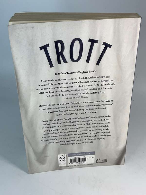 Unguarded My Autobiography by Jonathan Trott