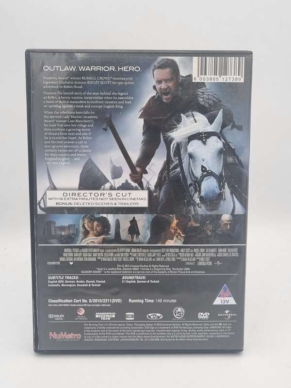 Robin Hood DVD - Russell Crowe & Cate Blanchett