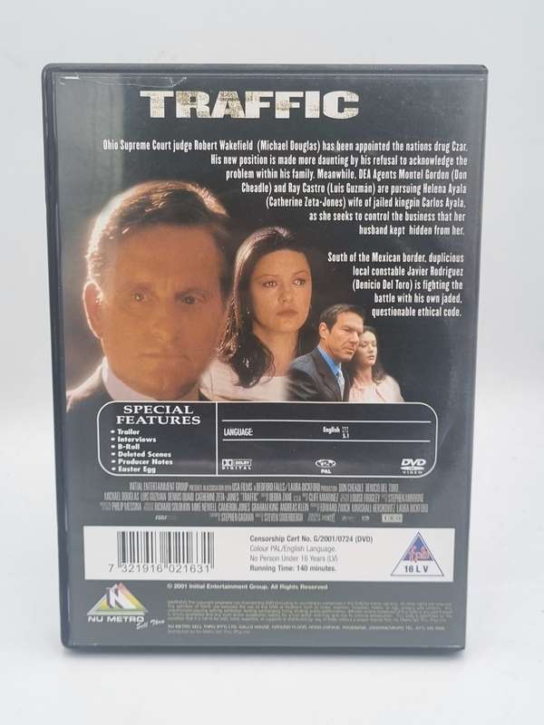 Traffic DVD - Michael Douglas, Catherine Zeta-Jones