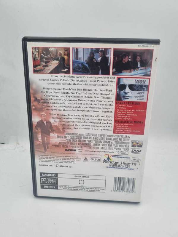 Random Hearts DVD - Harrison Ford & Kristin Scott Thomas