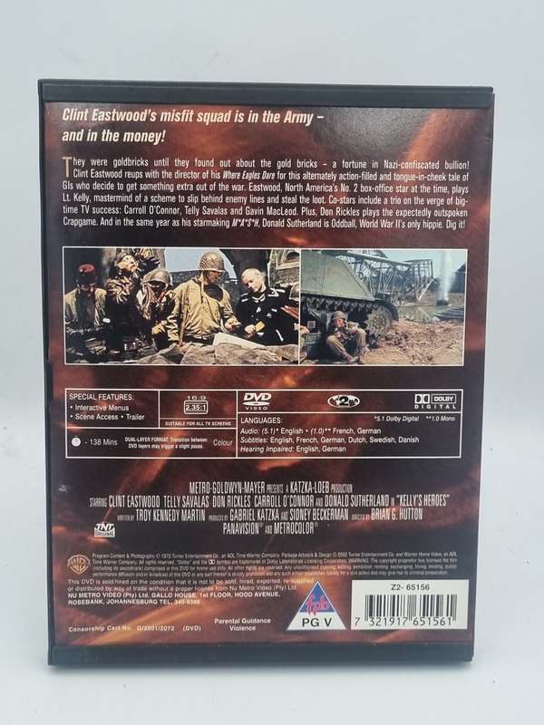 Kelly's Heroes DVD - Clint Eastwood