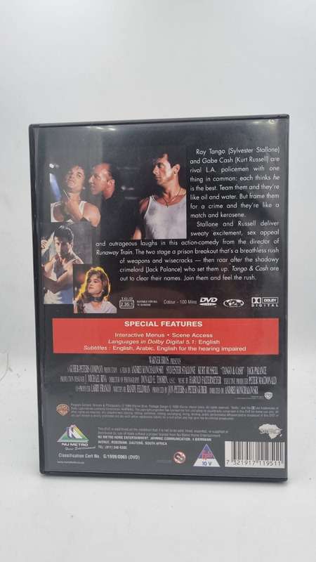 Tango & Cash DVD - Sylvester Stallone & Kurt Russell