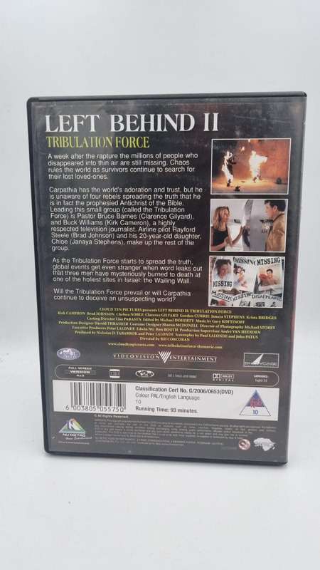 Left Behind II: Tribulation Force DVD - Kirk Cameron