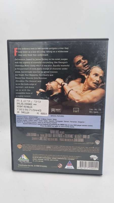 Deliverance DVD - John Voight & Burt Reynolds