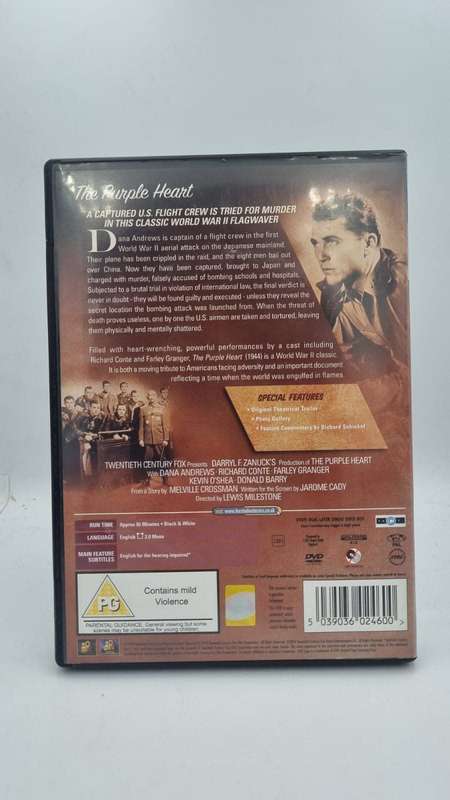 The Purple Heart DVD - 1944