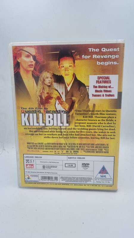 Kill Bill Volume 1 DVD - Uma Thurman