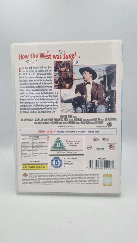 Calamity Jane DVD - Doris Day & Howard Keel