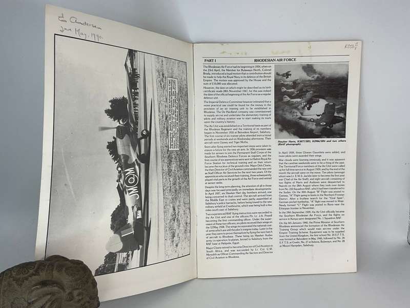 Rhodesian Air Force - A Brief History 1947-1980 by WA Brent | Revised Edition