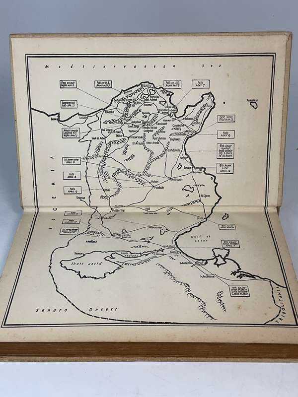 The End In Africa by Alan Moorehead | First Edition 1943 | The Fall of Tunis in WW2