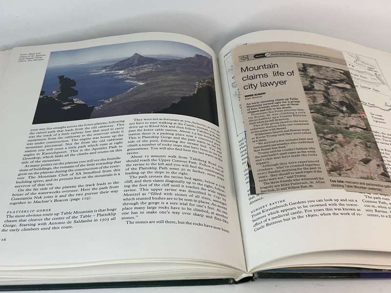 The Mountain: An Authoritative Guide to the Table Mountain Chain - Douglas Hey | Plus news clippings