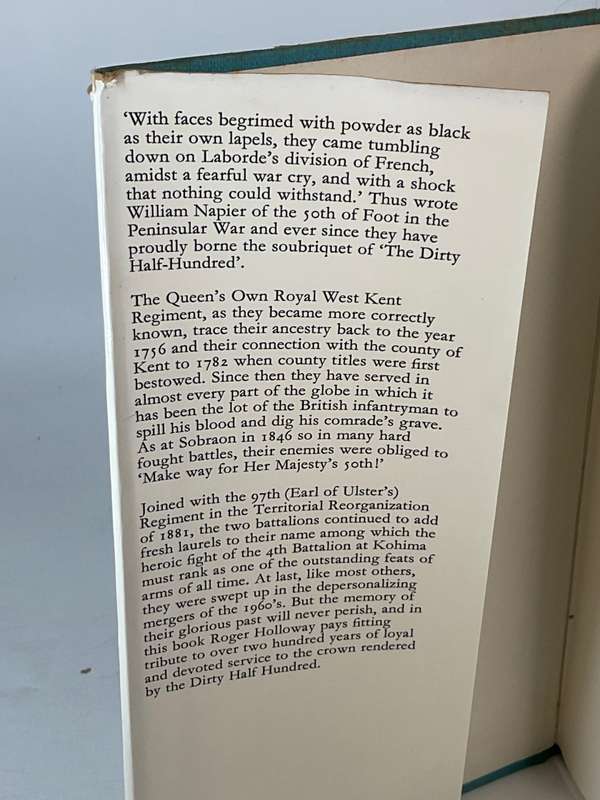 The Queen's Own Royal West Kent Regiment,: The Dirty Half-Hundred (the 50th/97th Regiment of Foot) (