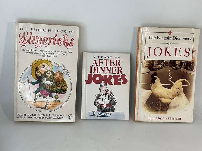 Penguin Dictionary of Jokes | Penguin Book of Limericks | After Dinner Jokes