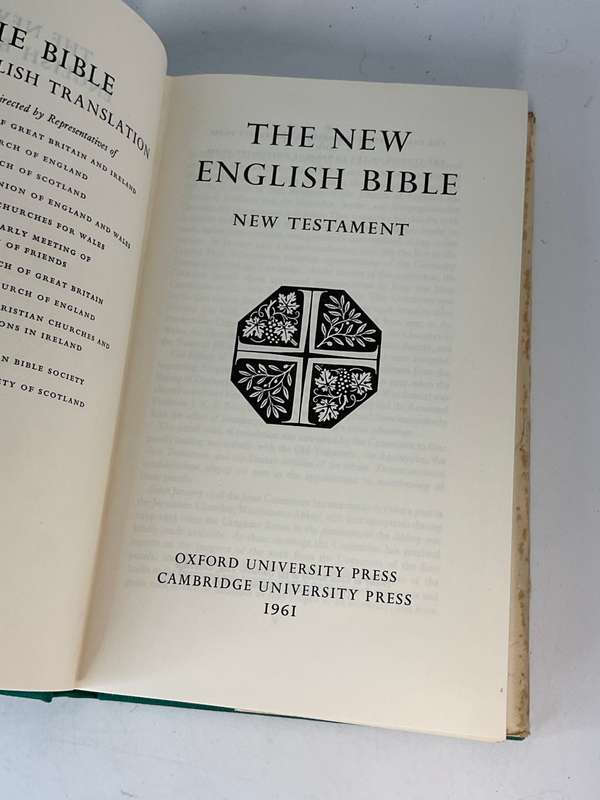 The New English Bible New Testament 1961