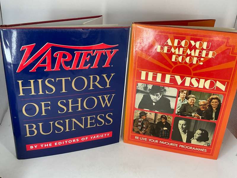 Variety ~ History of Show Business + Do you Remember Book: Television