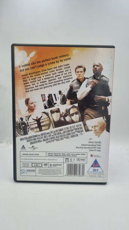 Inside Man DVD - Denzel Washington, Clive Owen & Jodie Foster