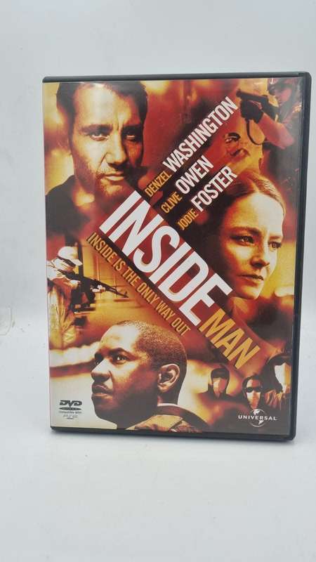 Inside Man DVD - Denzel Washington, Clive Owen & Jodie Foster