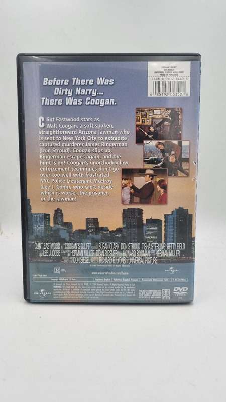 Coogan's Bluff DVD REGION 1 - Clint Eastwood