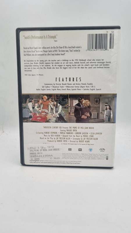 The Prime of Miss Jean Brodie DVD REGION 1- Maggie Smith