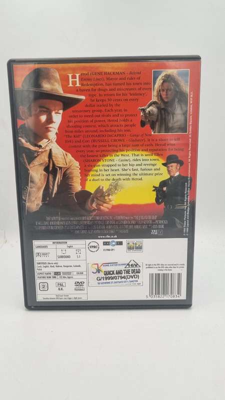 The Quick and the Dead DVD - Sharon Stone, Gene Hackman, Russell Crowe & Leonardo DiCaprio