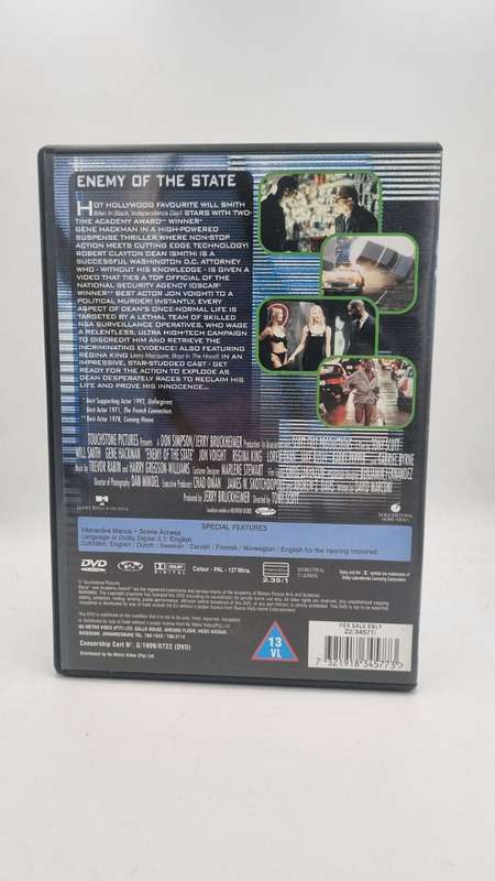 Enemy of the State DVD - Will Smith & Gene Hackman