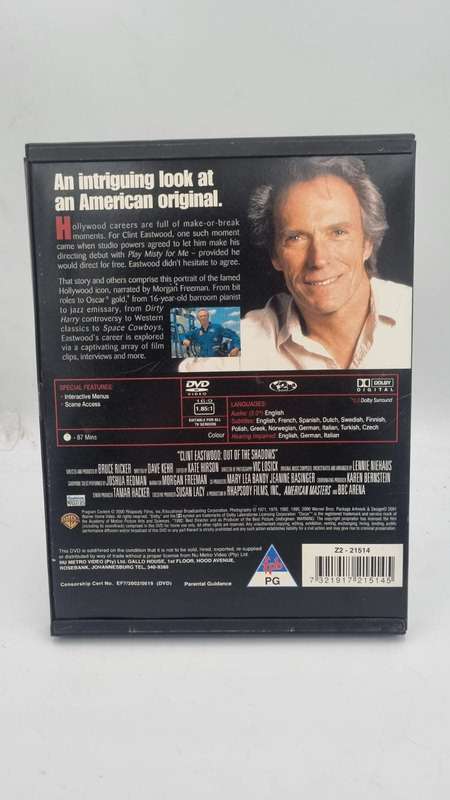 Out of the Shadows DVD - Clint Eastwood